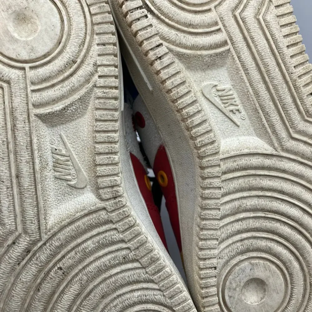Nike Air Force 1 Low What The Multi-Color‎ Youth 4.5Y AQ4211-100 Cracked Leather